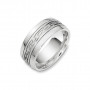Wide Continuity Wedding Band