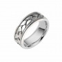 Woven Contemporary Wedding Band 