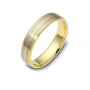 14Kt Two tone fused gold wedding band | Artificer | Timeless Wedding Bands 