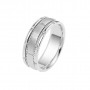 Poised Cable Wedding Band